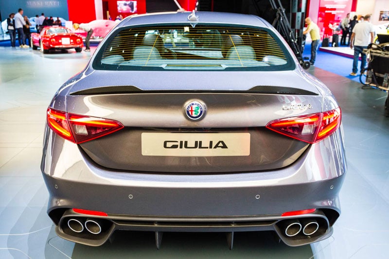 Présentation d'une voiture Afla Roméo
