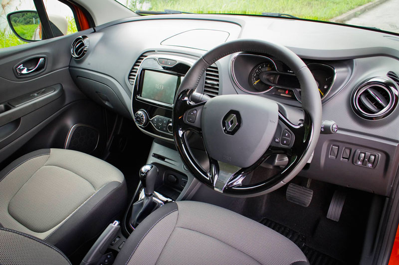 Intérieur d'un Renault Captur