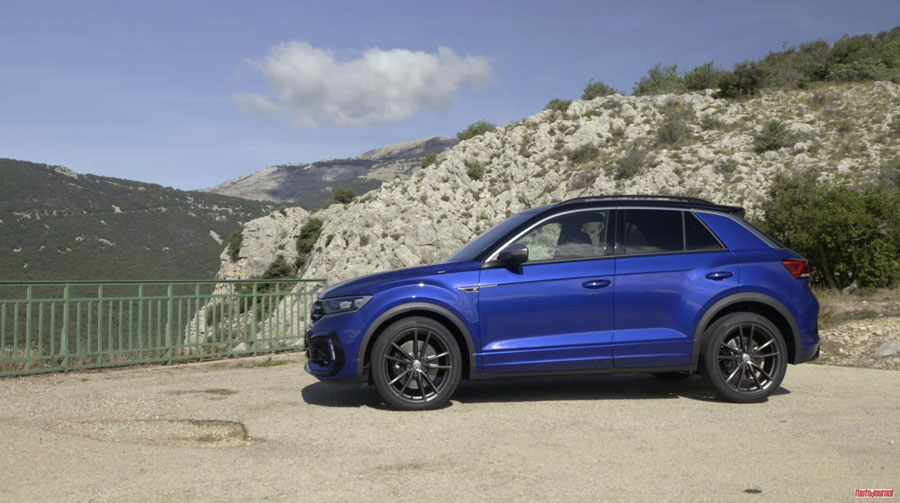 Look très sportif pour le profil du T-Roc R