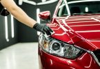 Nettayge écologique d'une voiture