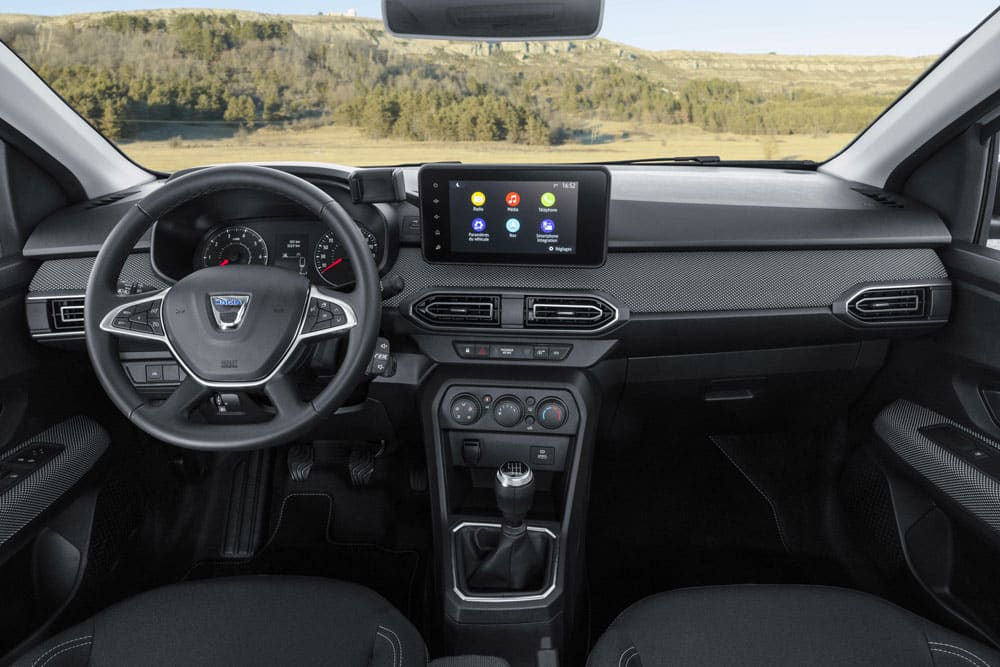 Poste de conduite du Dacia Jogger